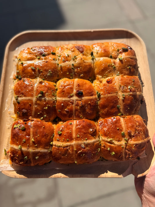 Orange & Vanilla Hot Cross Buns