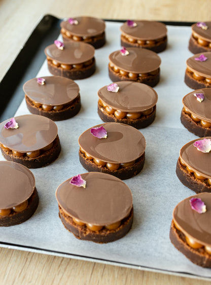 Salted Caramel Easter Egg Brownies