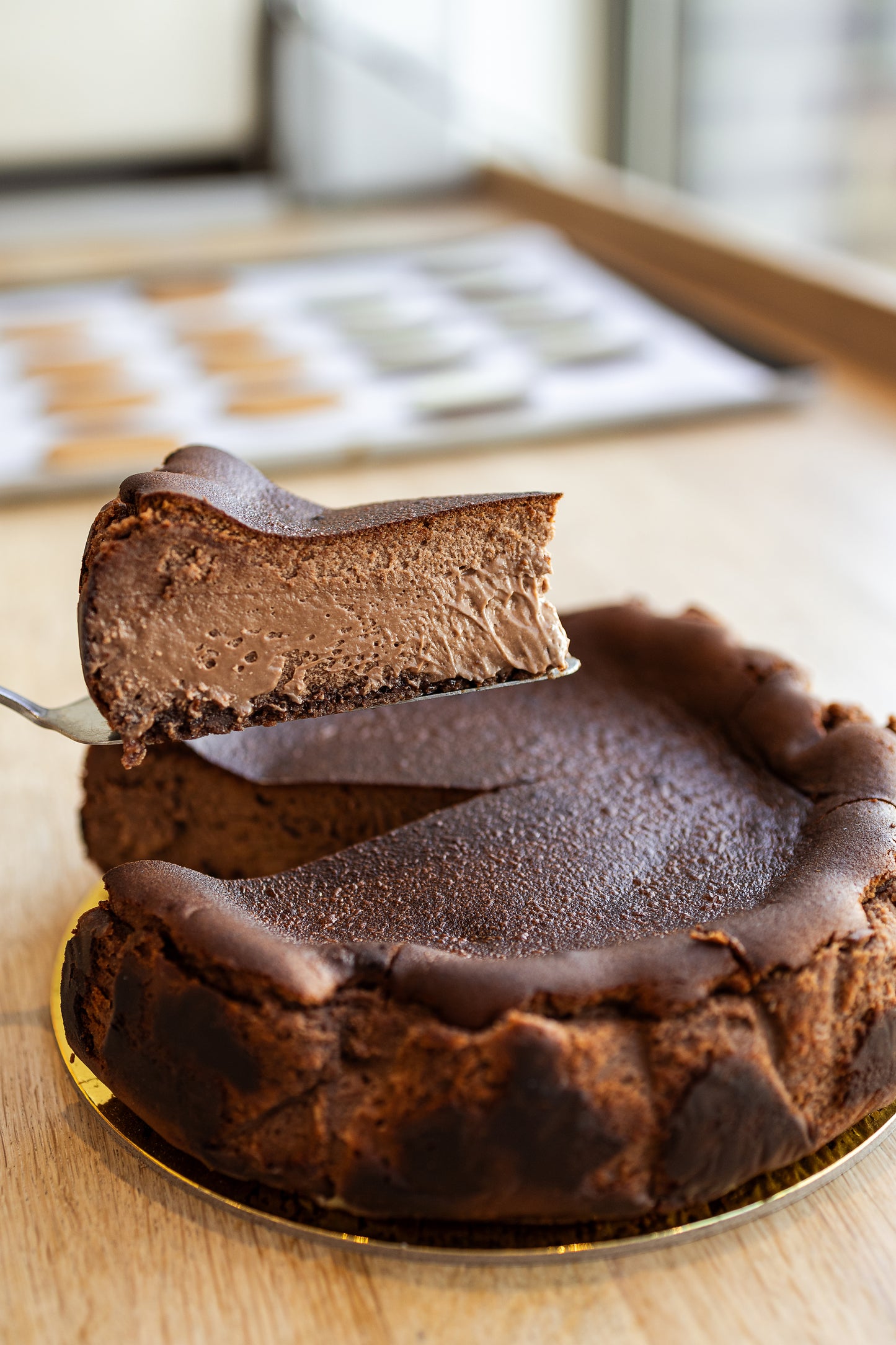 Chocolate Basque Cheesecake