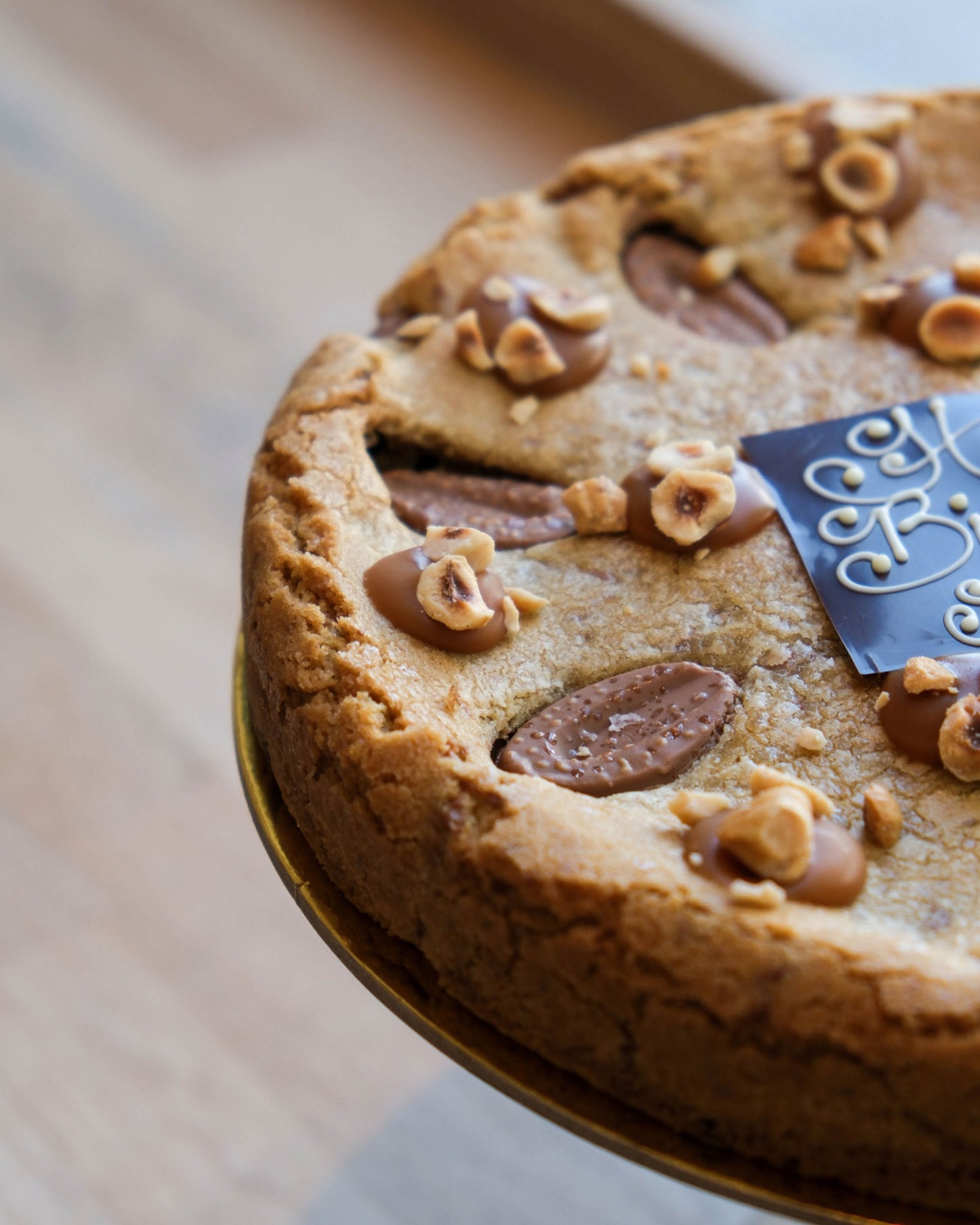 Milk Chocolate Fleur de Sel Cookie Cake