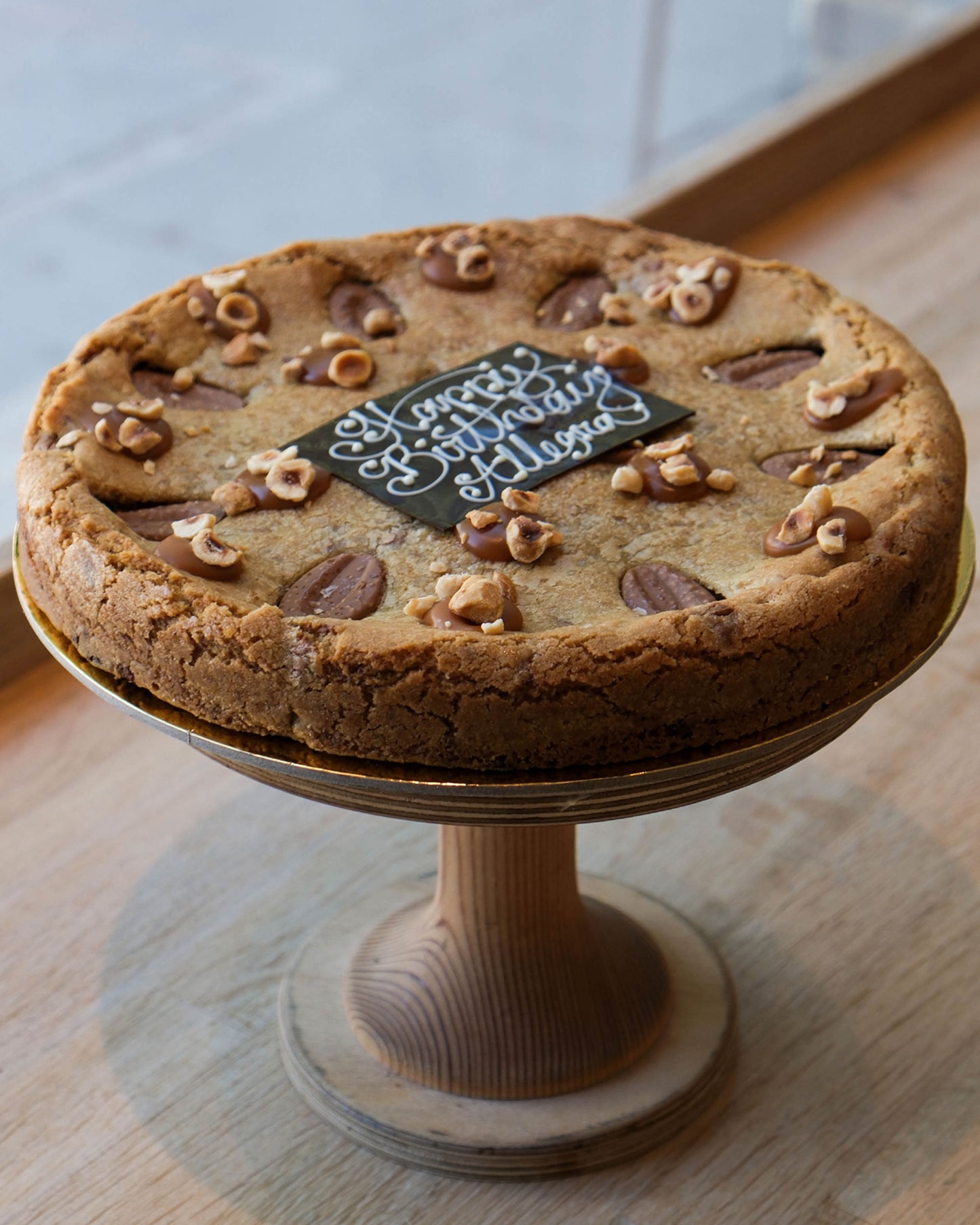 Milk Chocolate Fleur de Sel Cookie Cake