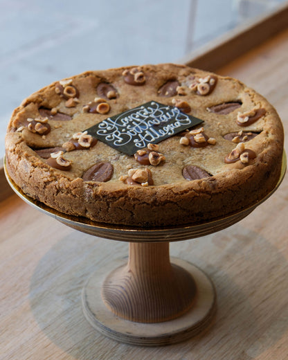 Milk Chocolate Fleur de Sel Cookie Cake