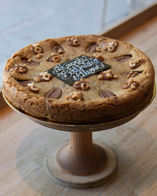Milk Chocolate Fleur de Sel Cookie Cake
