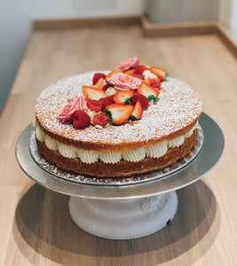 Raspberry and White Chocolate Chiffon