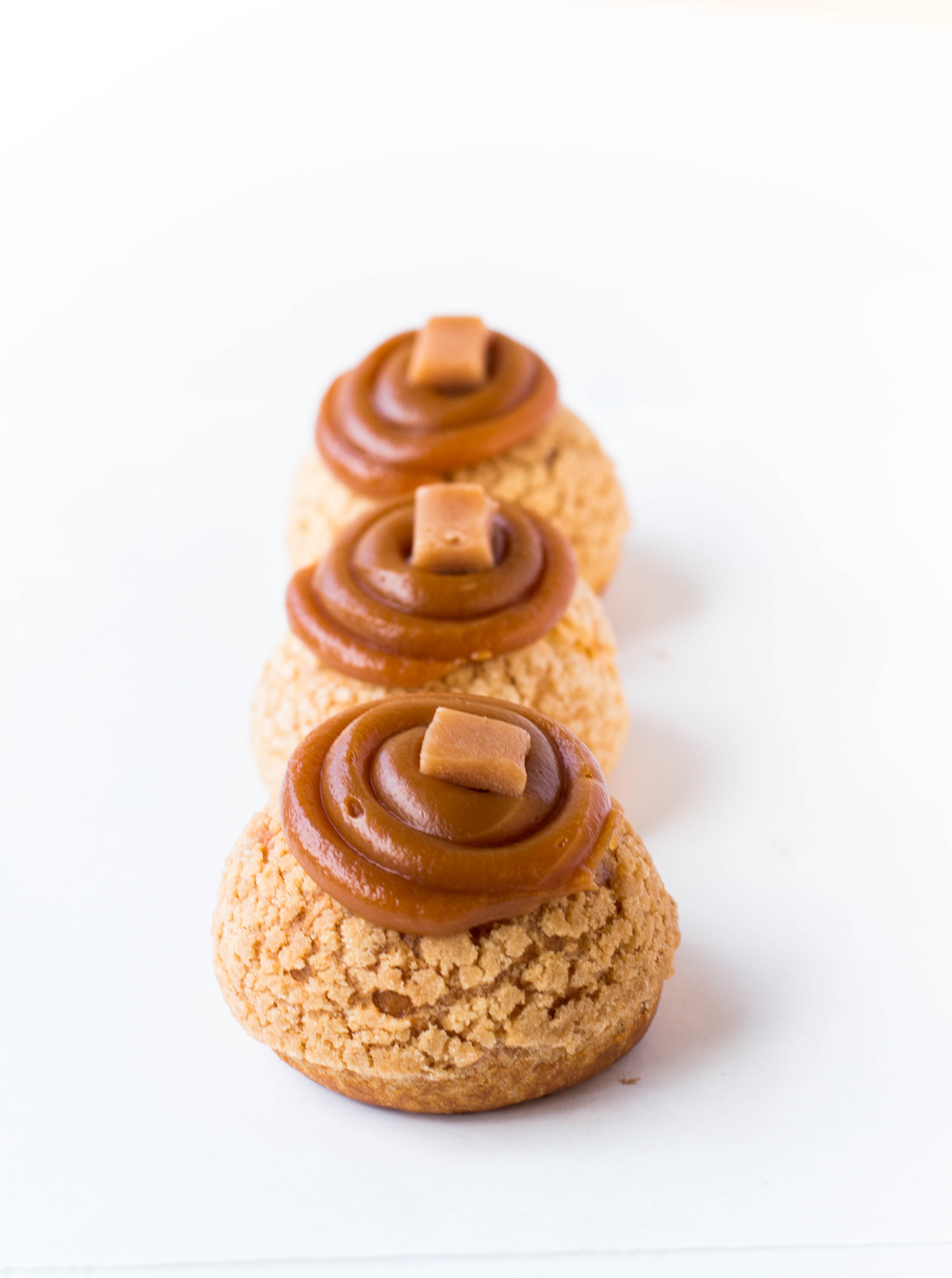 Salted Caramel Fudge Choux