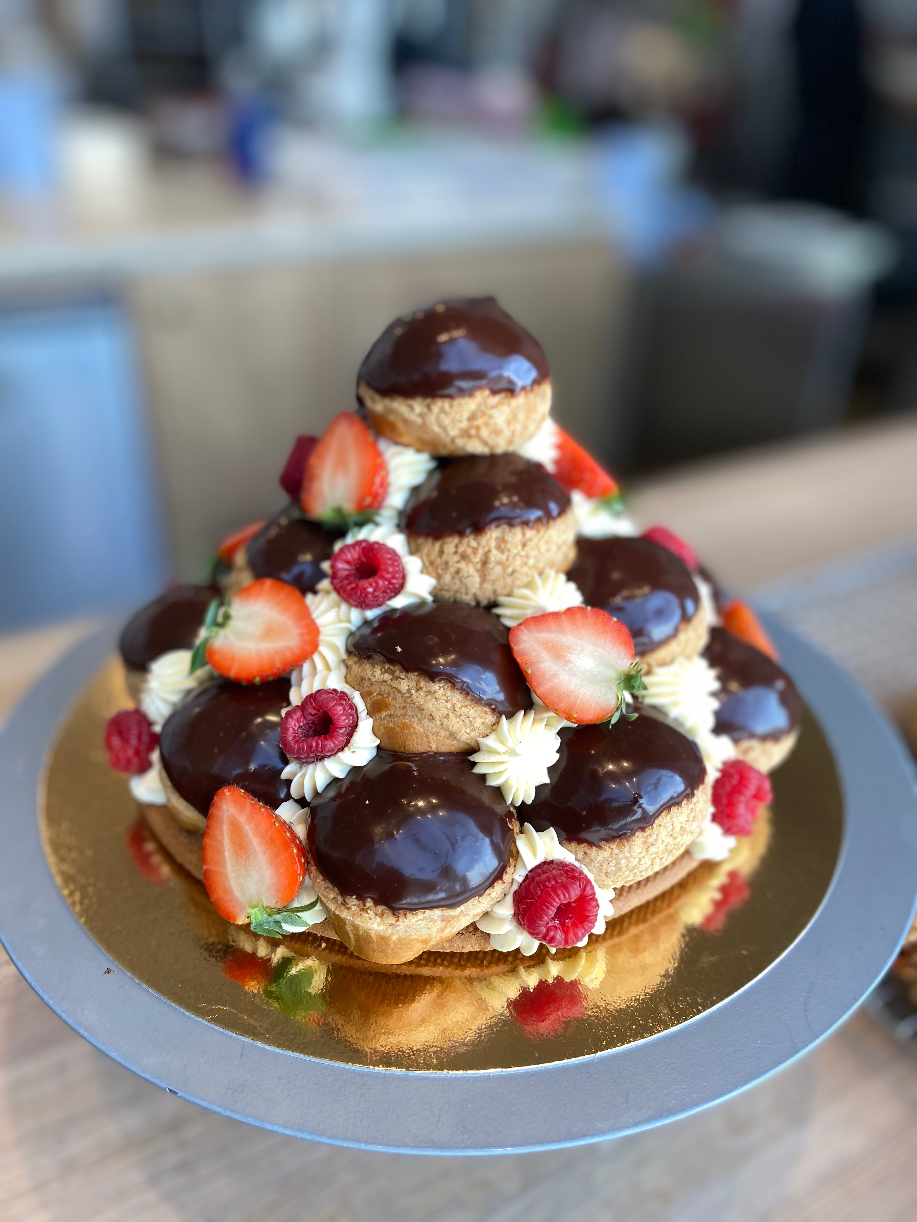 Profiterole Cake