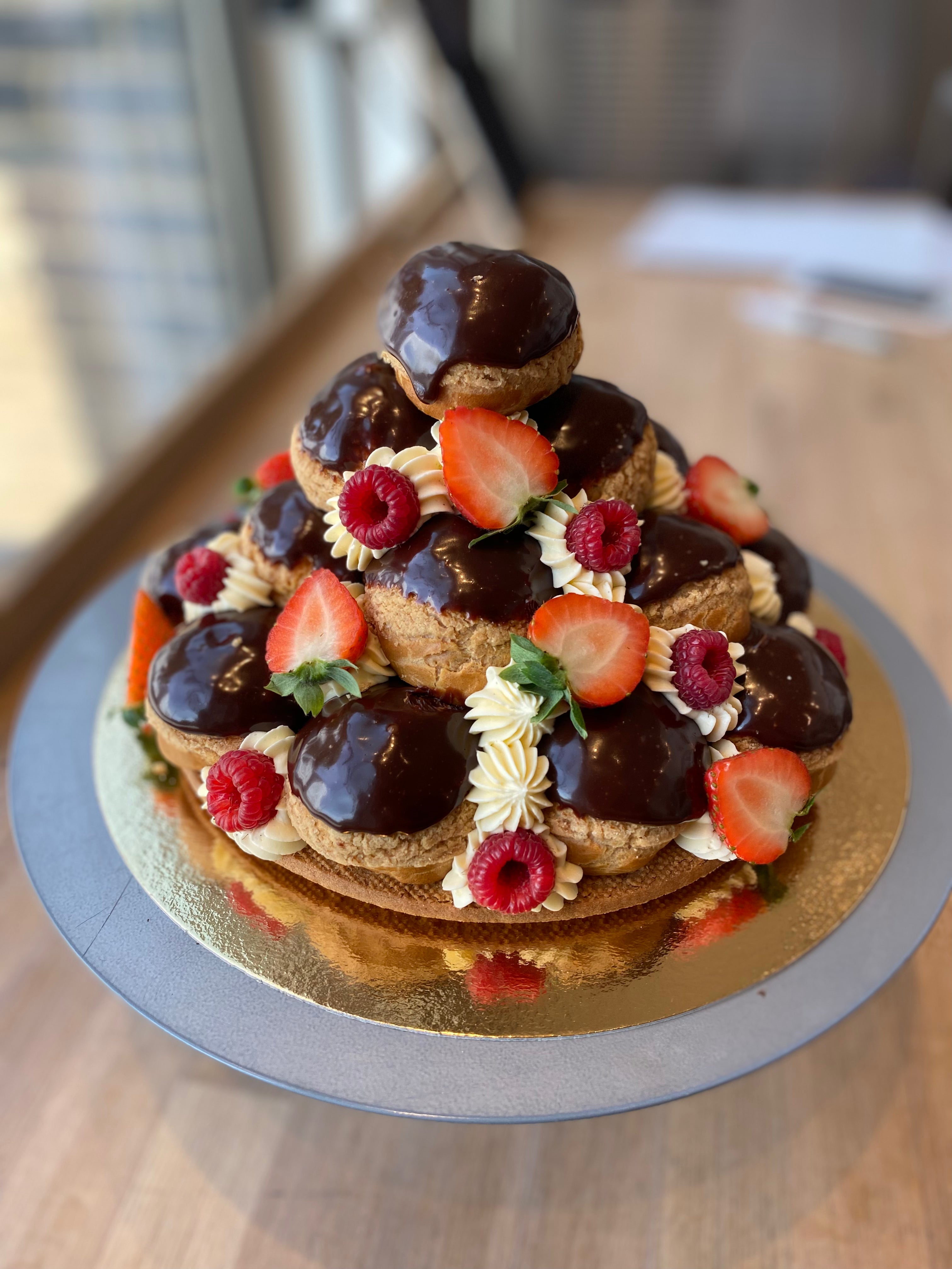 Profiterole Cake