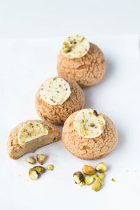 Pistachio & White Chocolate Choux